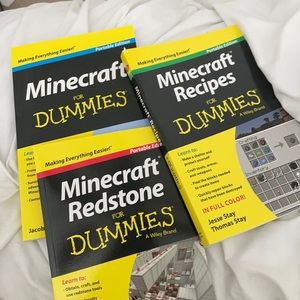 3 minecraft for dummies books